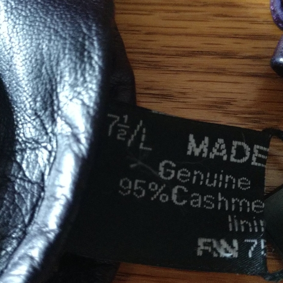 #3 CASHMERE & Deep WINE ITALIAN LEATHER DESIGNER Antonio Murolo NWT - Picture 7 of 8